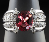 Кольцо с родолитом гранатом Серебро 925