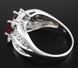 Кольцо с родолитом гранатом Серебро 925