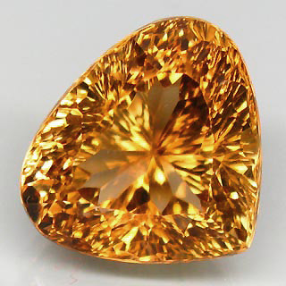 Империал топаз лазерной огранки 13,22 карат