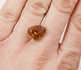 Империал топаз лазерной огранки 13,22 карат 