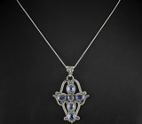 Кулон с танзанитами Серебро 925