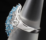 Превосходное кольцо с топазами Серебро 925