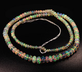 163 эфиопских опала 35 + карат на нити 