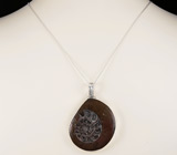 Кулон с аммонитом Серебро 925