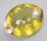 Цитрин с включениями асбеста 119,95 карат 