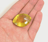 Цитрин с включениями асбеста 119,95 карат 