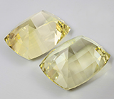 Пара цитринов 141,05 карат 