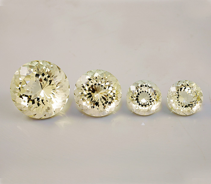 Набор из 4 цитринов 88,5 карат