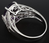 Эффектное кольцо с аметистом Серебро 925