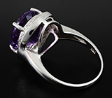 Превосходное кольцо с аметистом Серебро 925