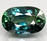 Кольцо с полихромным сапфиром и бриллиантами