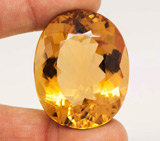 Крупный медовый цитрин 142,97 карат 