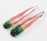 Пара арбузных турмалинов 5,75 карат 