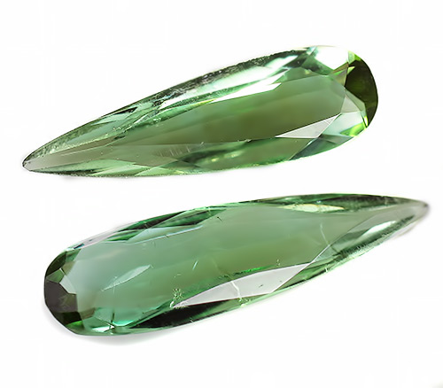 Пара зеленых турмалинов 0,97 карат