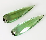 Пара зеленых турмалинов 0,97 карат 