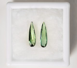 Пара зеленых турмалинов 0,97 карат 