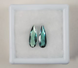 Пара "неоновых" турмалинов 1,05 карат 