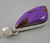 Кулон с чароитом Серебро 925