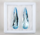 Пара аквамаринов 5,9 карат 