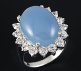 Кольцо c халцедоном Серебро 925