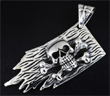 Подвеска "Веселый Роджер" Серебро 925