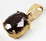 Кулон с фиолетовой шпинелью