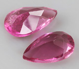 Пара розовых турмалинов 0,46 карат 