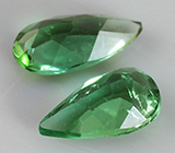 Пара зеленых турмалинов 0,56 карат 