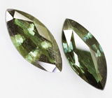 Пара гранатов с александритовым эффектом 2,46 карат 