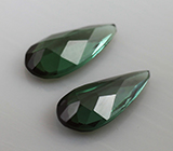 Пара сине-зеленых турмалинов 0,47 карат 