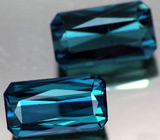 Пара индиголитов турмалинов 2,47 карат 