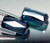 Пара индиголитов турмалинов 2,47 карат 