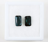 Пара индиголитов турмалинов 2,47 карат 