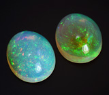 Пара эфиопских опалов 6,46 карат 