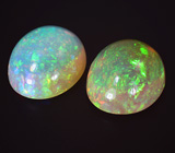 Пара эфиопских опалов 6,46 карат 