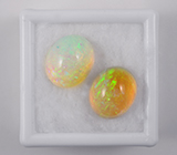 Пара эфиопских опалов 6,46 карат 