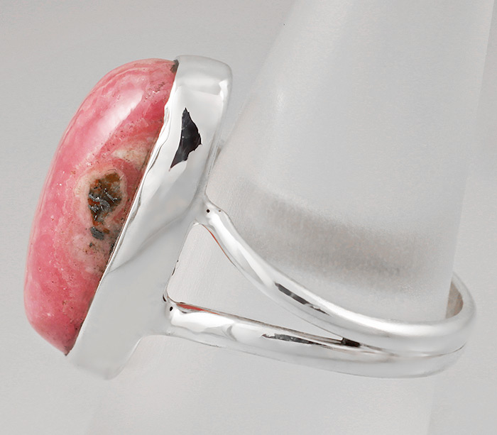 Кольцо с родохрозитом Серебро 925