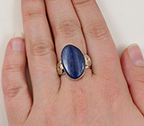 Кольцо с кианитом Серебро 925