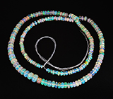 189 эфиопских опалов 30+ карат на нити 