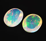 Пара эфиопских опалов 5,11 карат 