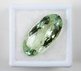 Зеленый аметист авторской огранки "Splendor Olive" 12,4 карат 