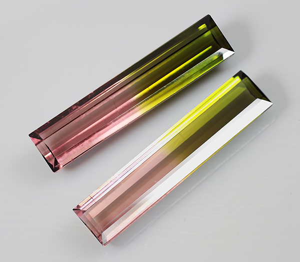 Эксклюзив! Пара арбузных турмалинов 13,43 карат