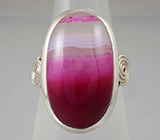 Кольцо с агатом Серебро 925