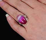 Кольцо с агатом Серебро 925