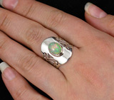 Кольцо c эфиопским опалом Серебро 925