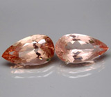 Пара морганитов 8,73 карат 