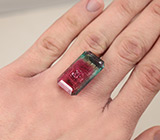 "Арбузный" турмалин 44,7 карат 