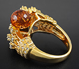 Кольцо от Sonia B. с цитринами и бриллиантами Золото