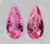 Пара пурпурно-розовых турмалинов 0,73 карат 