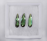 Набор из 3 турмалинов 1,52 карат 